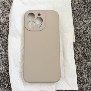 IPhone 15 Pro Max- Matte Stone Color Phone Case